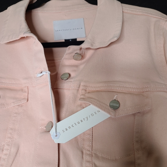 NWT - PINK DENIM JACKET BY SANCTUARY - Picture 4 of 16